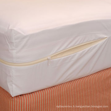 Drap-housse élastique personnalisé imperméable double de tissu de Terry